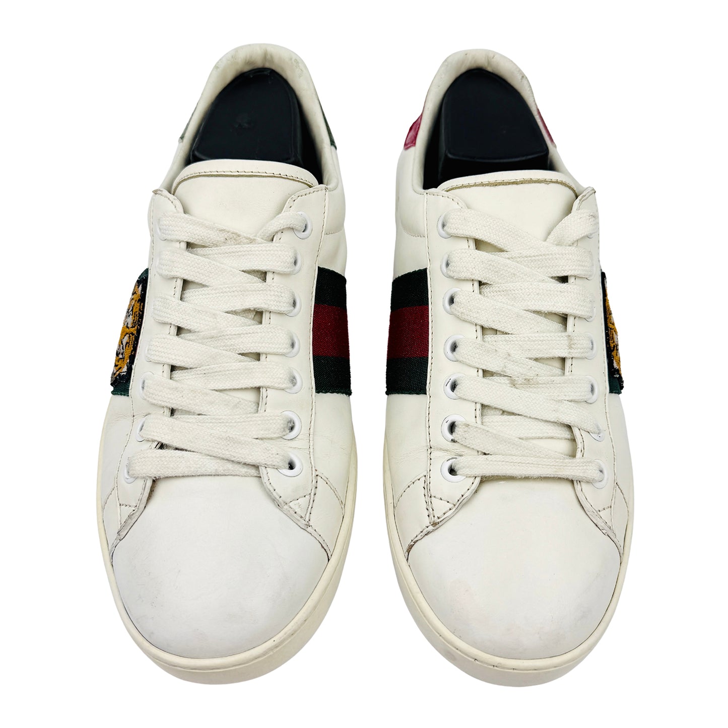 Gucci Ace Tiger Embroidered Sneakers (Size 39/39.5) - 602548