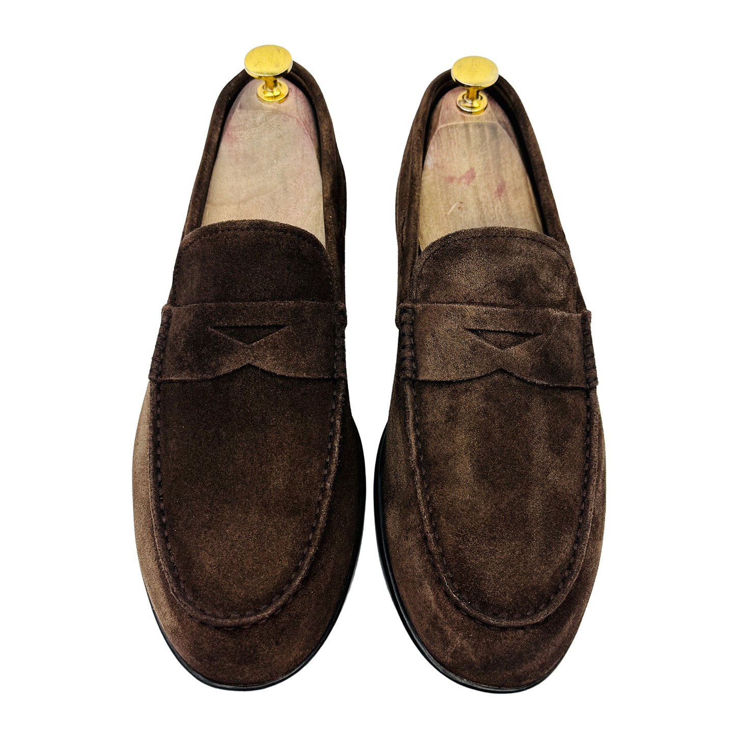 Tods Men's Brown Suede Loafers (Size 41/41.5)