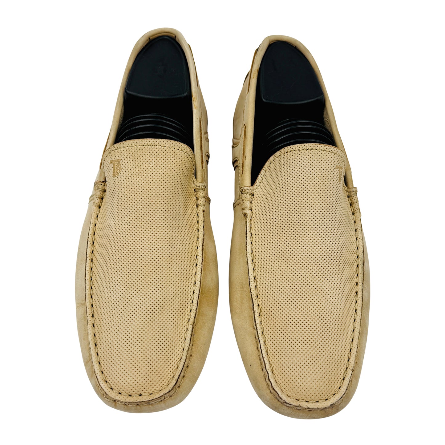 Tods Men's Gommino Driving Beige Loafers (Size 41/41.5)