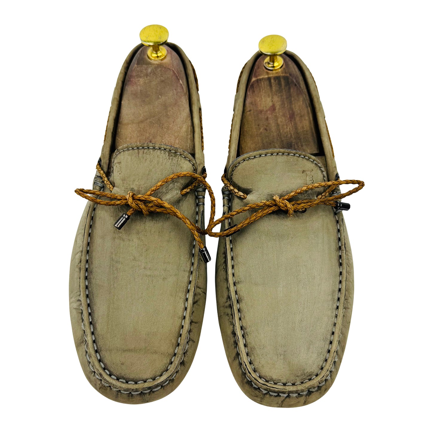 Tod's Gommino Driving Light Beige Loafer (Size 42)