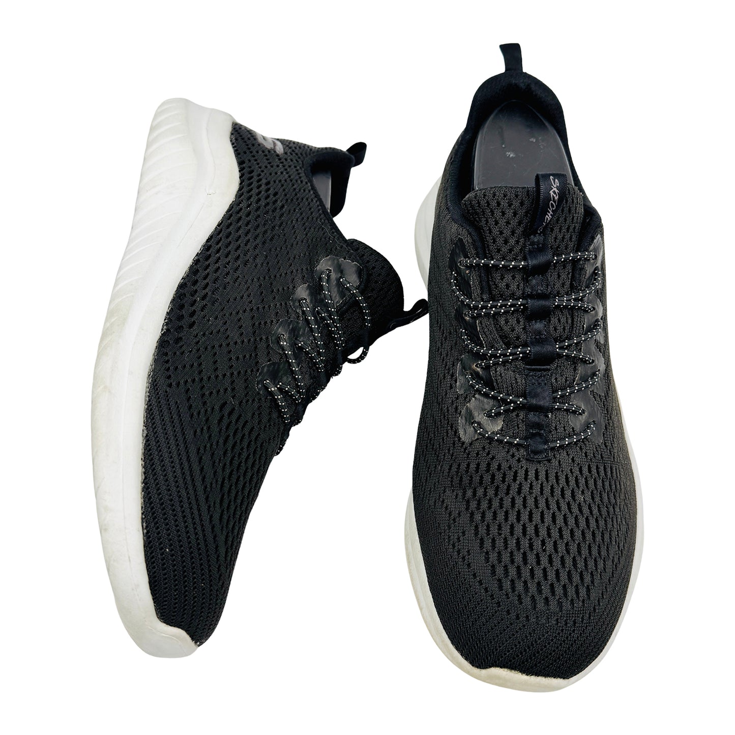 Skechers Ultra Flex Bungee Shoes (Size 38.5) - 12550 BKW