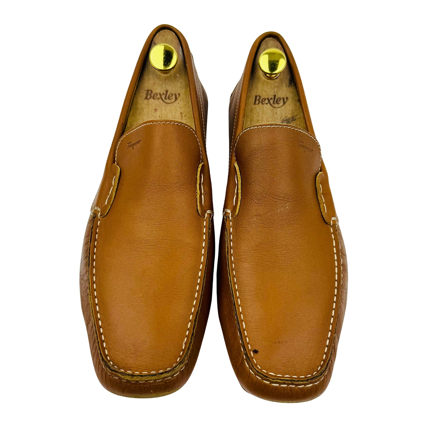 Salvatore Ferragamo Parigi Driver Brown Loafer (Size 44)
