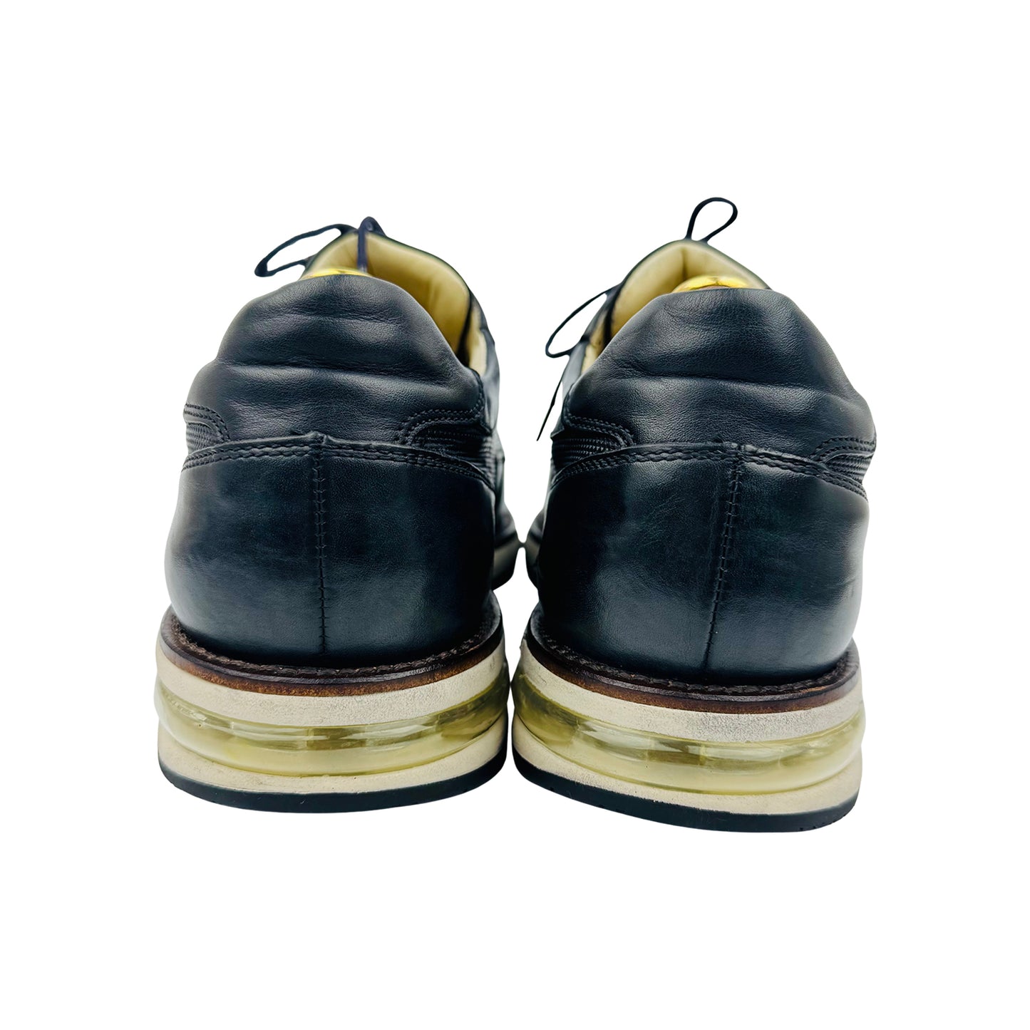 LLOYD Men's Andy Black Leather Shoes (Size 43/43.5)
