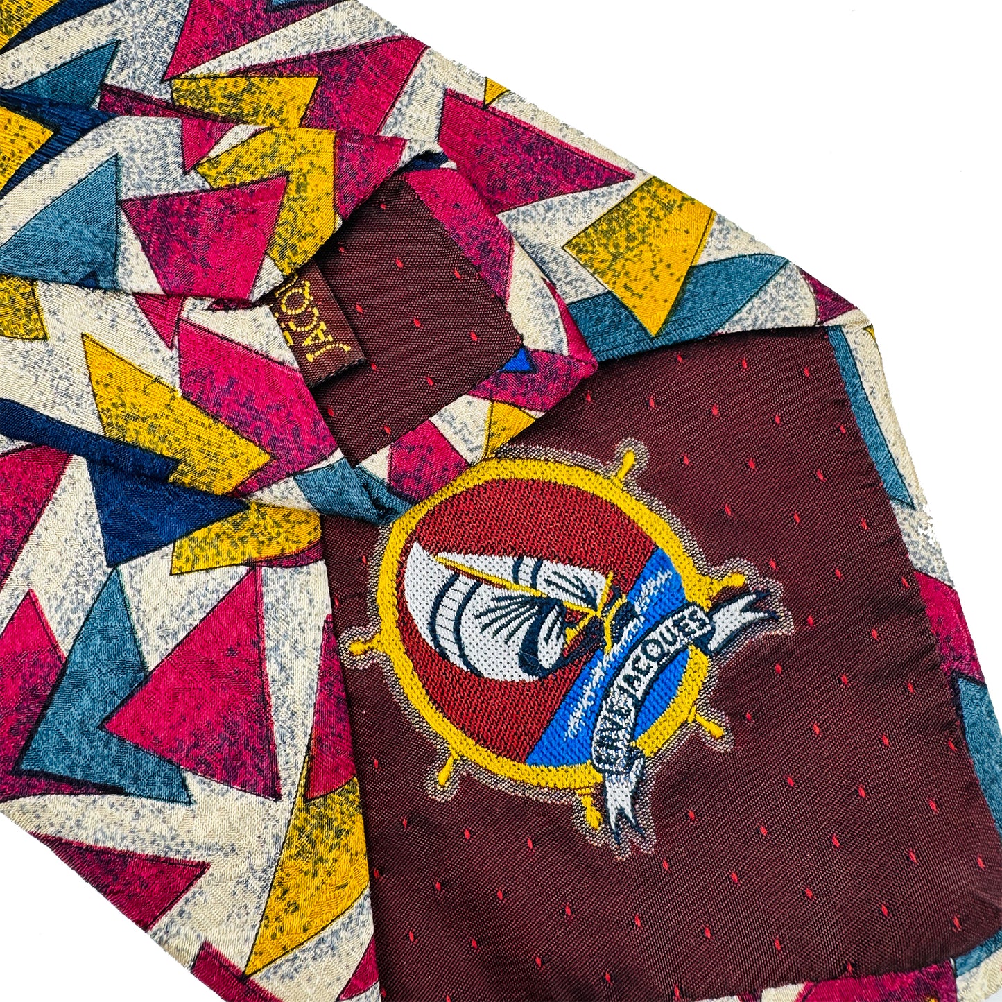 Ervé Jacques Multicolor 'Triangle Pattern' Tie (Size Regular)
