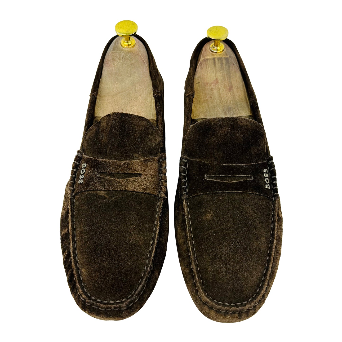 Boss Men's Brown Suede Loafer (Size 42) - 50466657 201