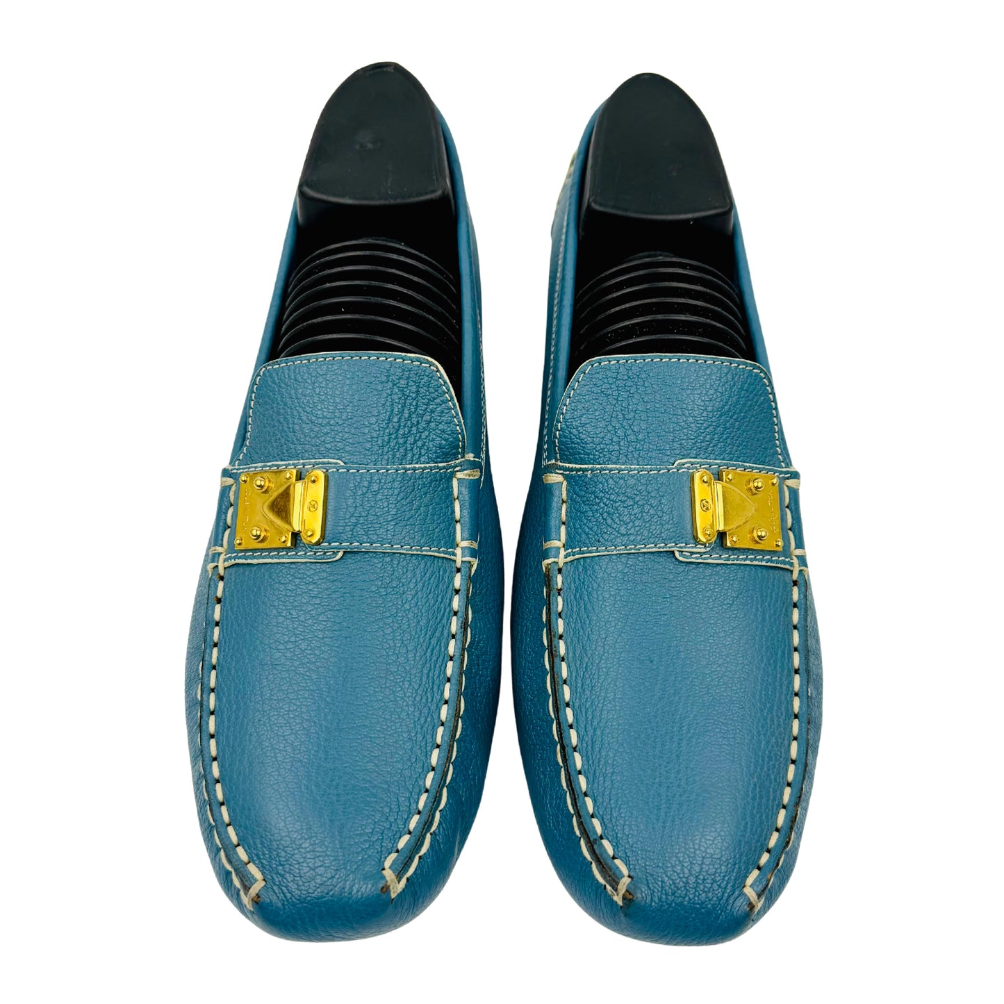 Louis Vuitton S-Lock Driving Blue Loafer (Size 39.5/40)