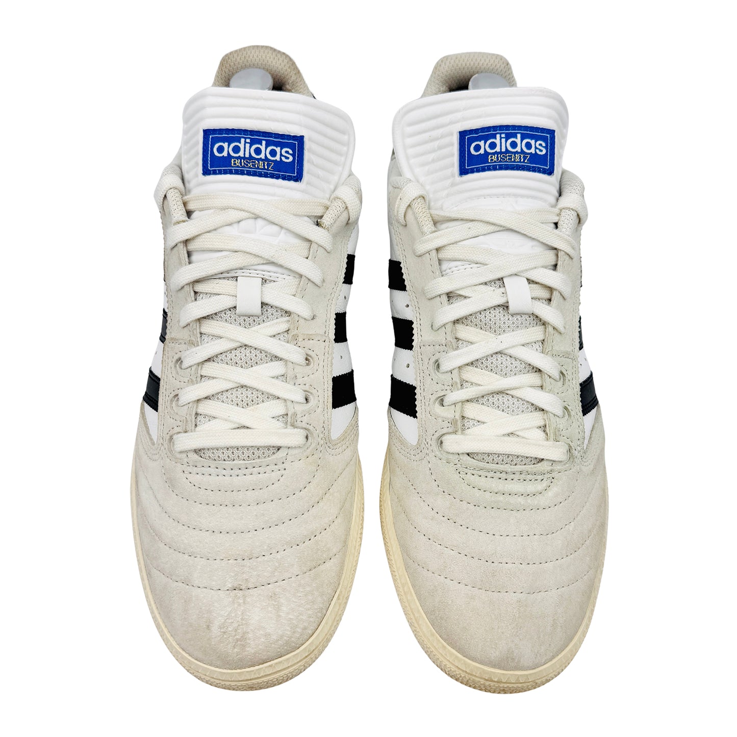 Adidas Busenitz 'White Black' Sneakers (Size 46.5) - FV5877
