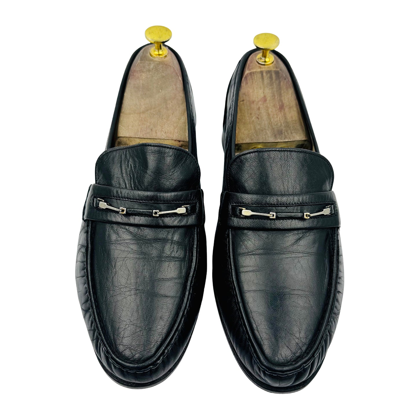Bally Men's Black Leather Bit Loafer (Size 42)