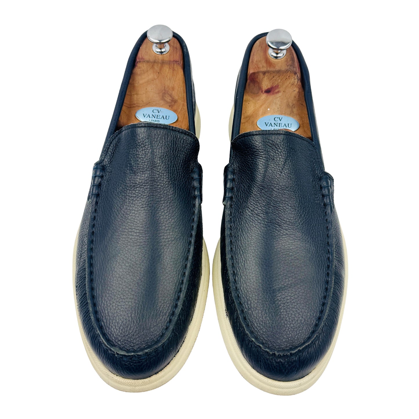 Hugo Boss Men's Logo Detail Moccasin Shoes (Size 45) - 50517371