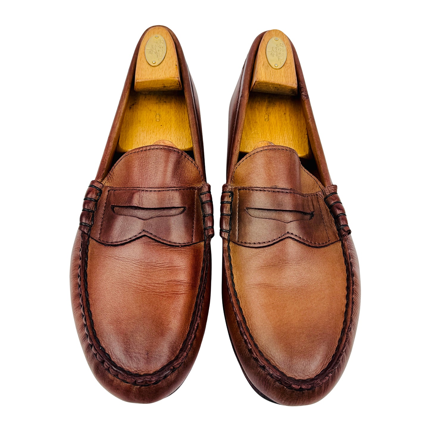 Allen Edmonds Super Sport Brown Penny Loafers (Size 44/44.5)