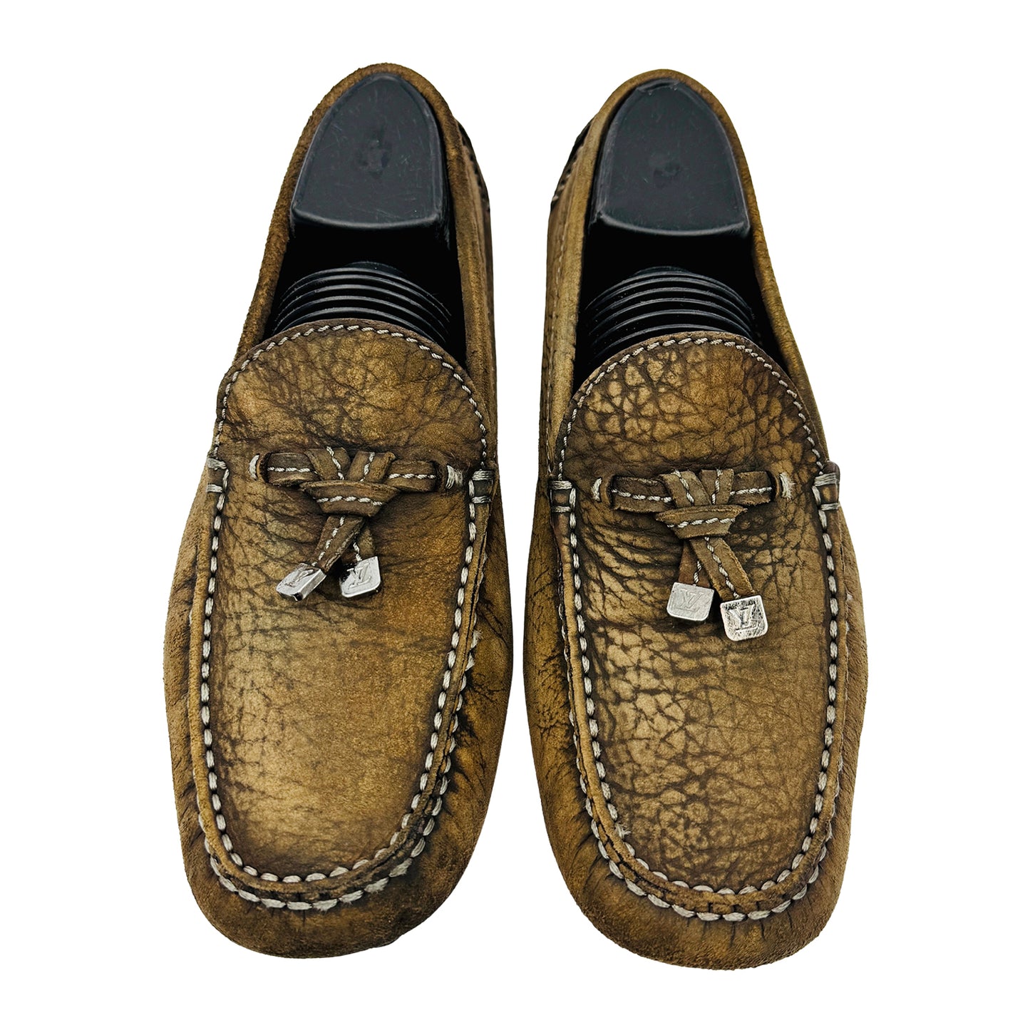 Louis Vuitton Men's Vintage Nubuck Loafers (Size 40/40.5)