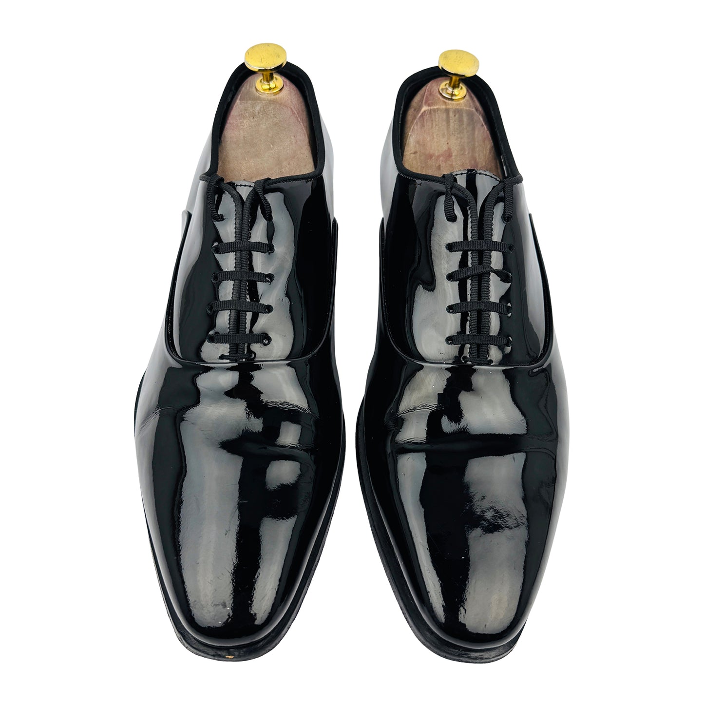 Suitsupply Black Patent Leather Tuxedo Shoes (Size 42)
