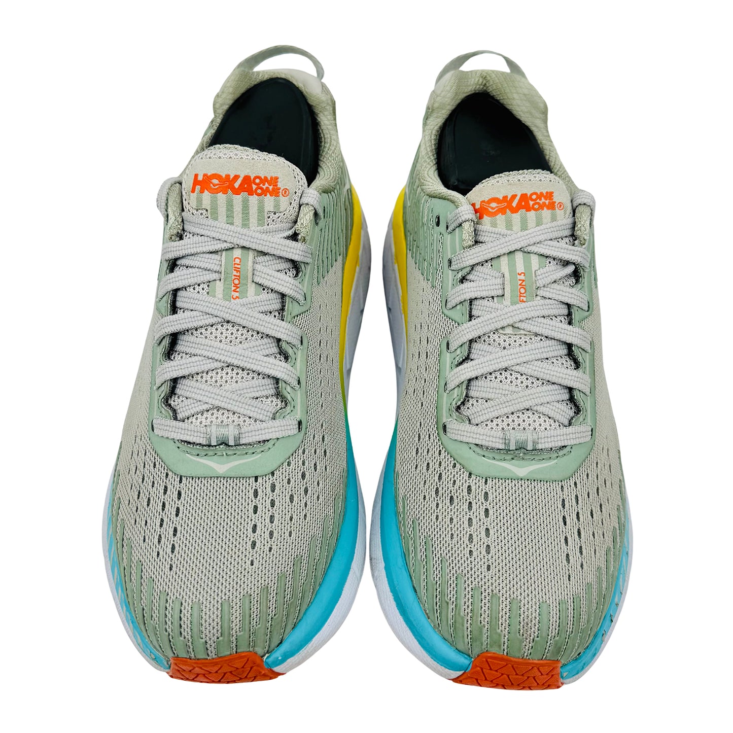 Hoka Clifton 5 Light Grey Shoes (Size 38) - 1093756