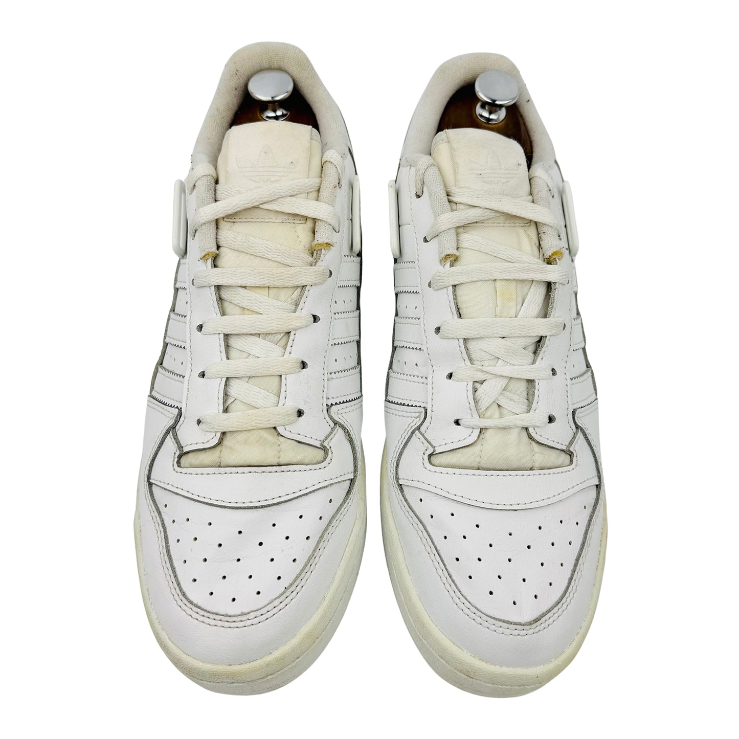 Adidas Forum Low 'Triple White' Sneakers (Size 44.5) - FY7755