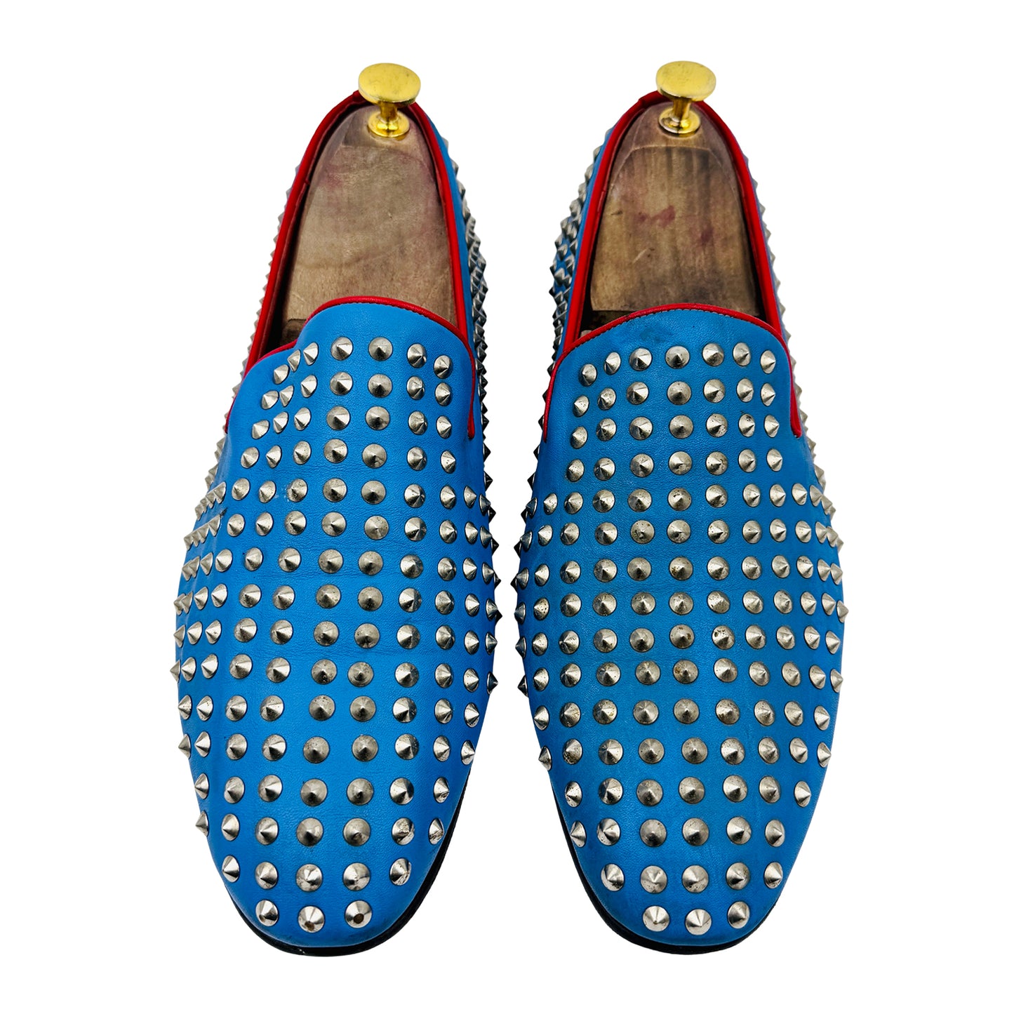 Gerard Tadroone Men's Spikes Rivets Loafers (Size 43)