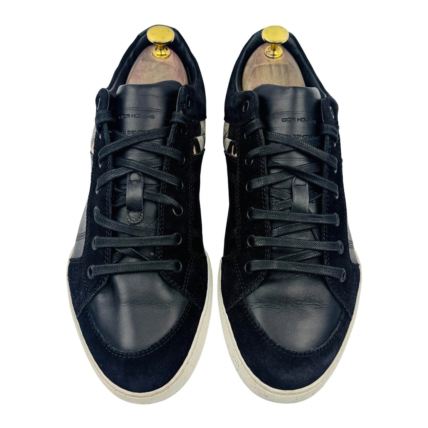 Dior Homme B18 Low Top Black Leather Sneakers (Size 42/42.5)
