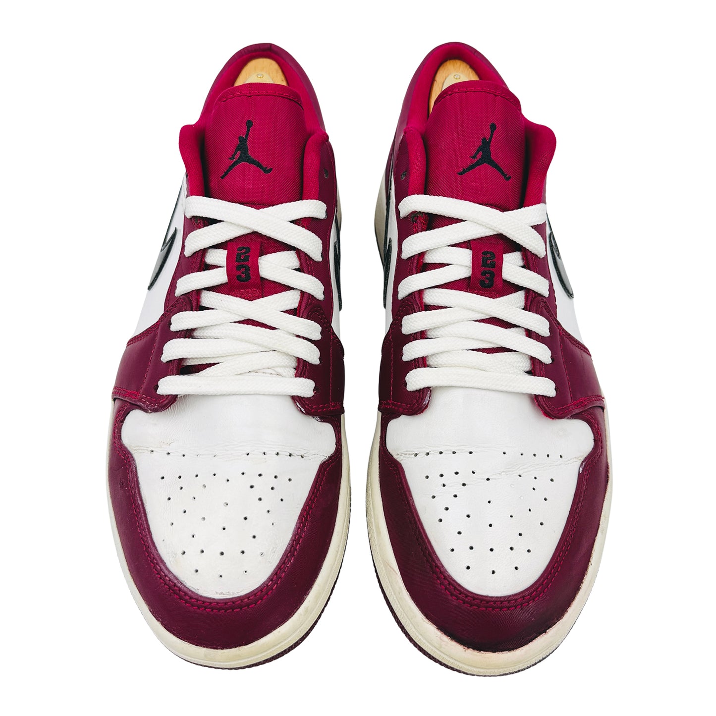 Nike Air Jordan 1 Low 'Noble Red' Sneakers (Size 43) - 553558-604