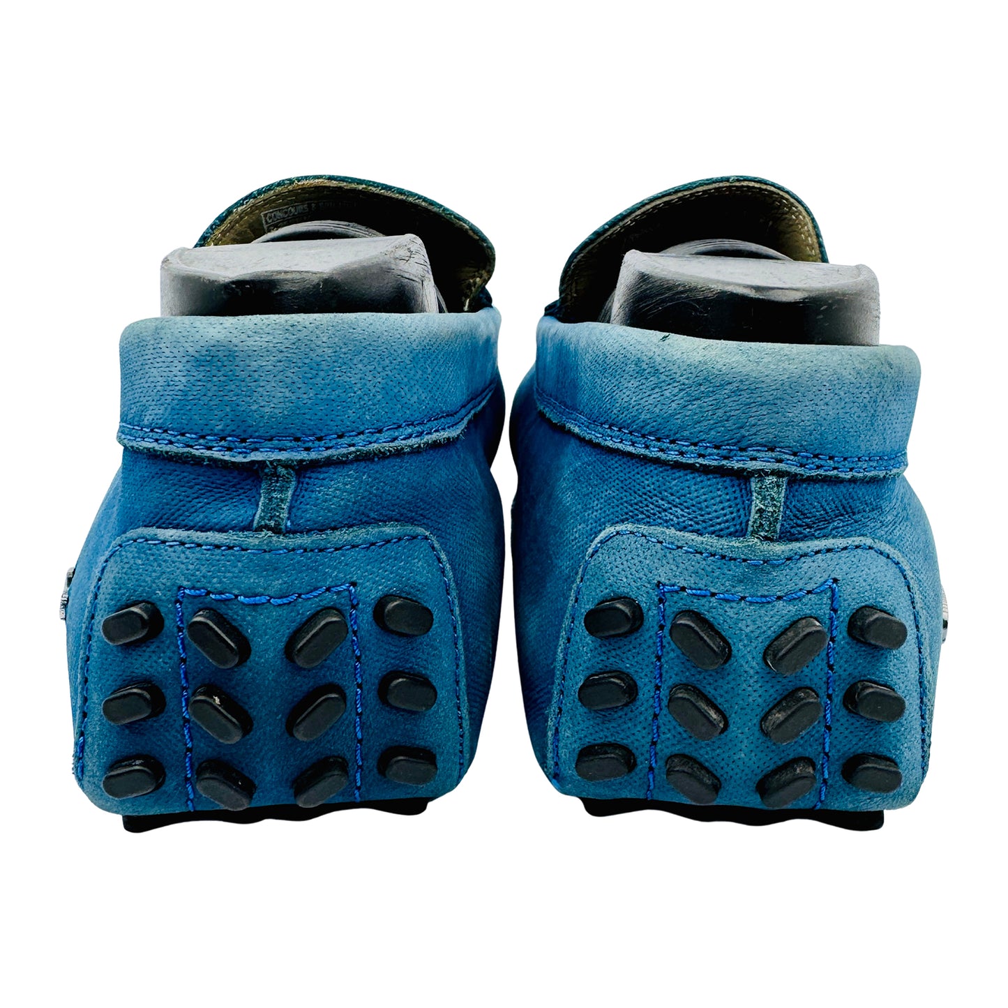 Lacoste Men's Blue Dotted Loafers (Size 41/41.5)