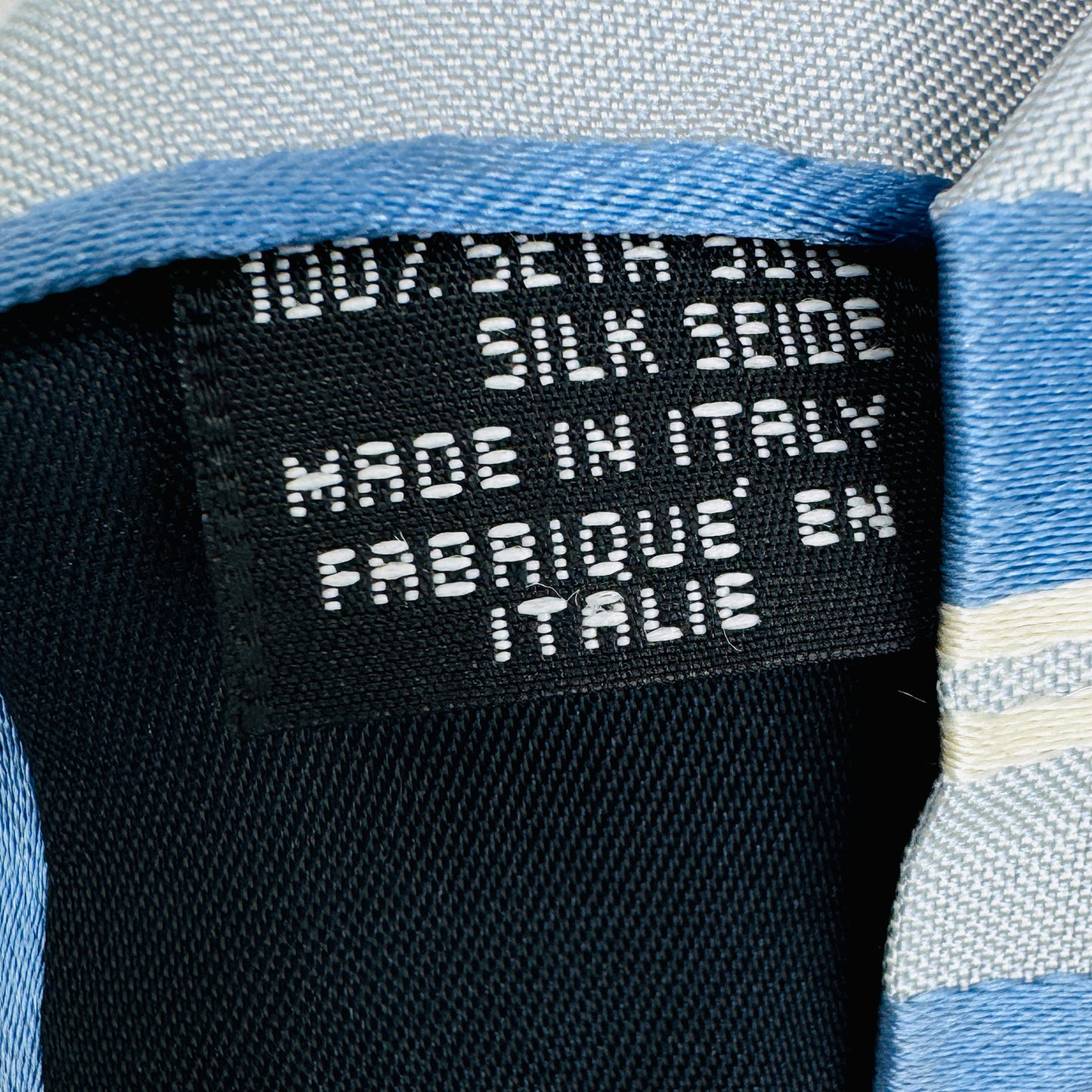 Canali Blue 'Stripes' Silk Tie (Size Regular)