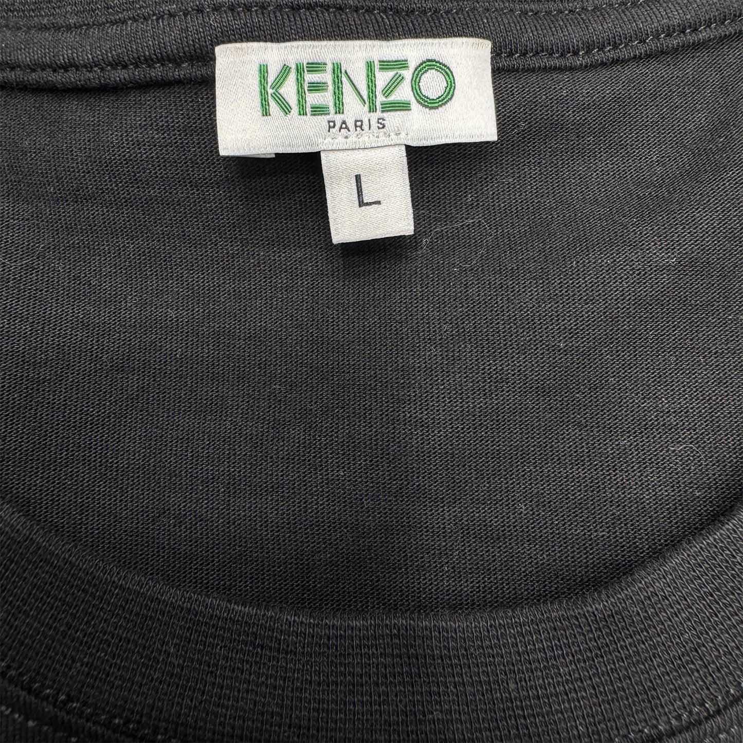 Kenzo Paris Unisex Black T-Shirt (Size Medium/Large)