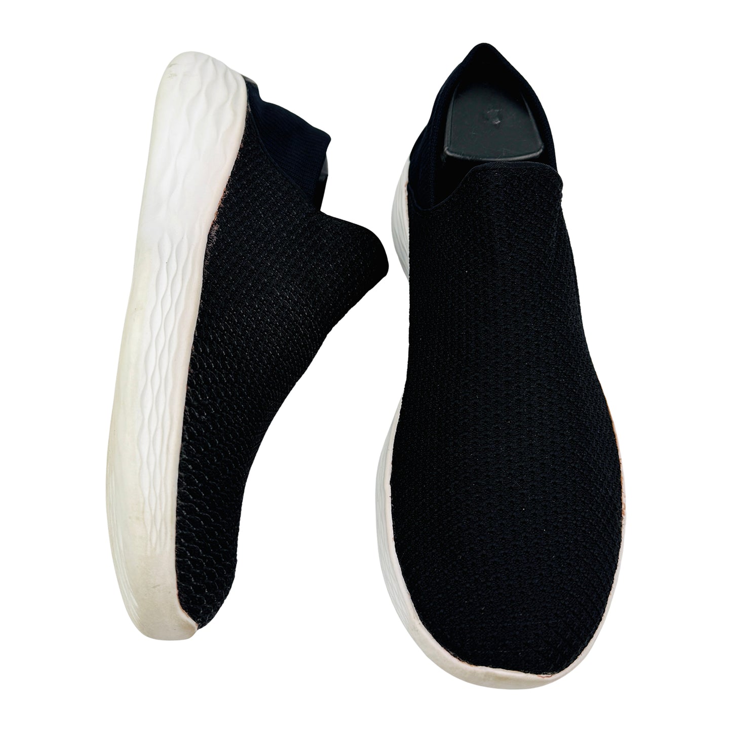 Skechers YOU 'Black White' Slipon Shoes (Size 40/40.5) - 14951 BKW