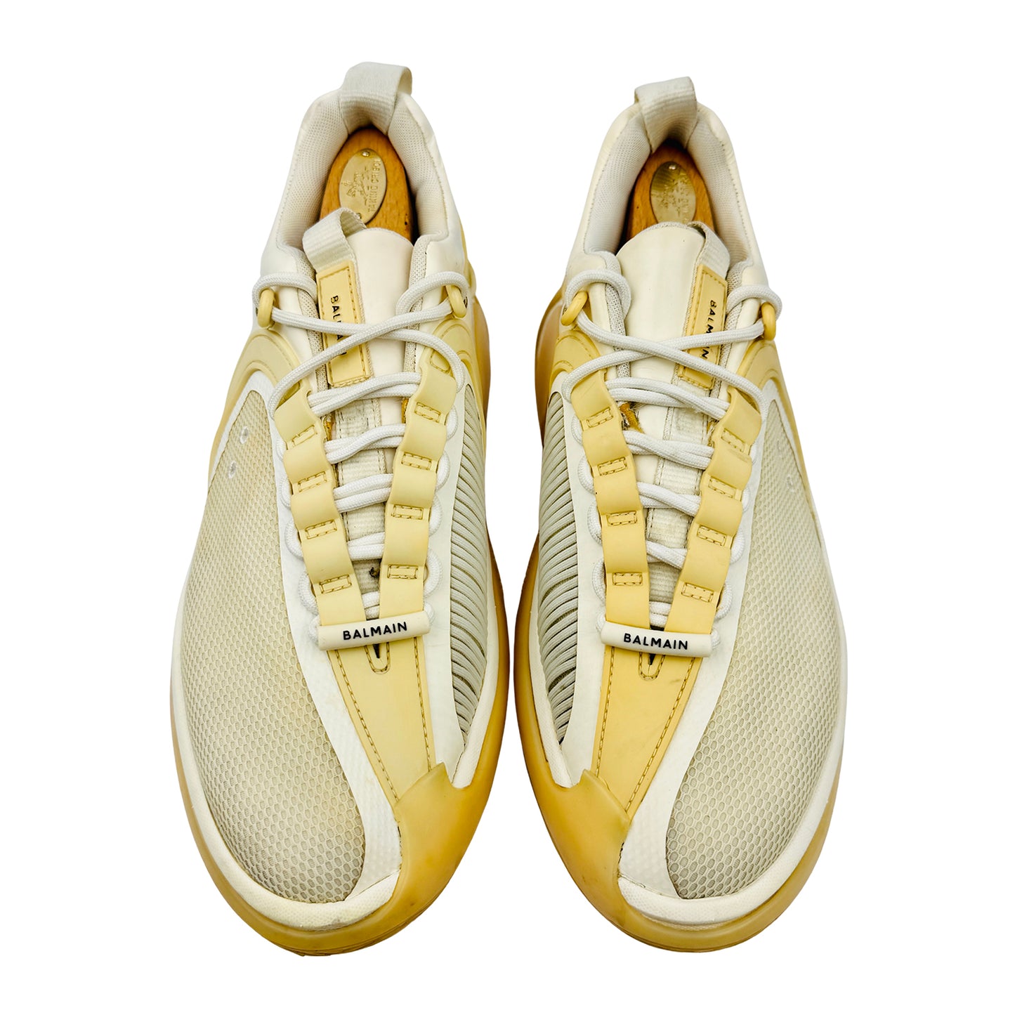 Balmain Paris B-Runner 'Off-White' Sneakers (Size 43)