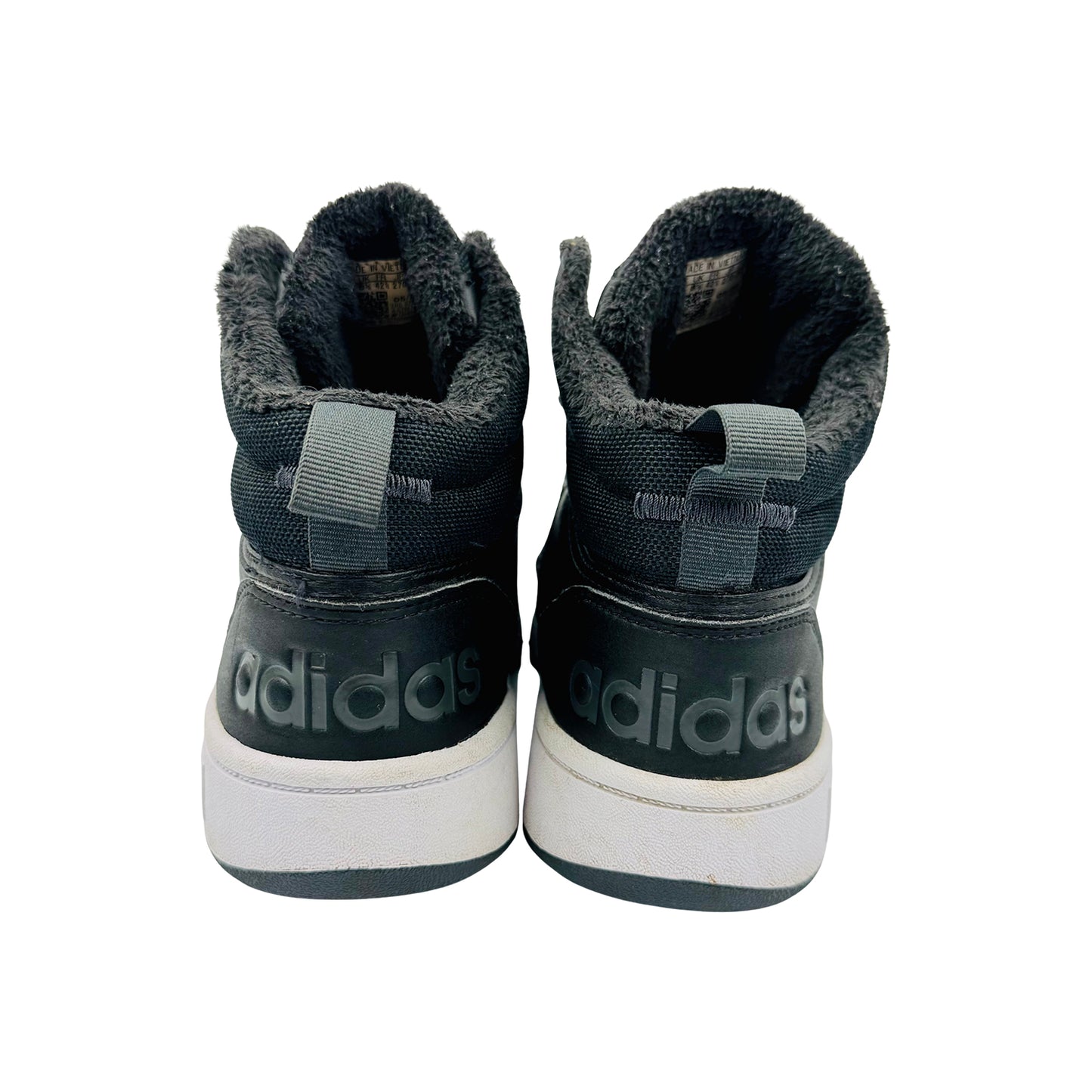 Adidas Men's Hoops 3.0 Black Sneakers (Size 42.5) - GZ6679