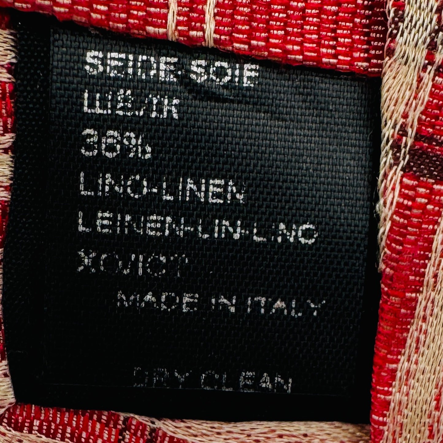 Hugo Boss Red 'Plaid Check Pattern' Tie (Size Regular)