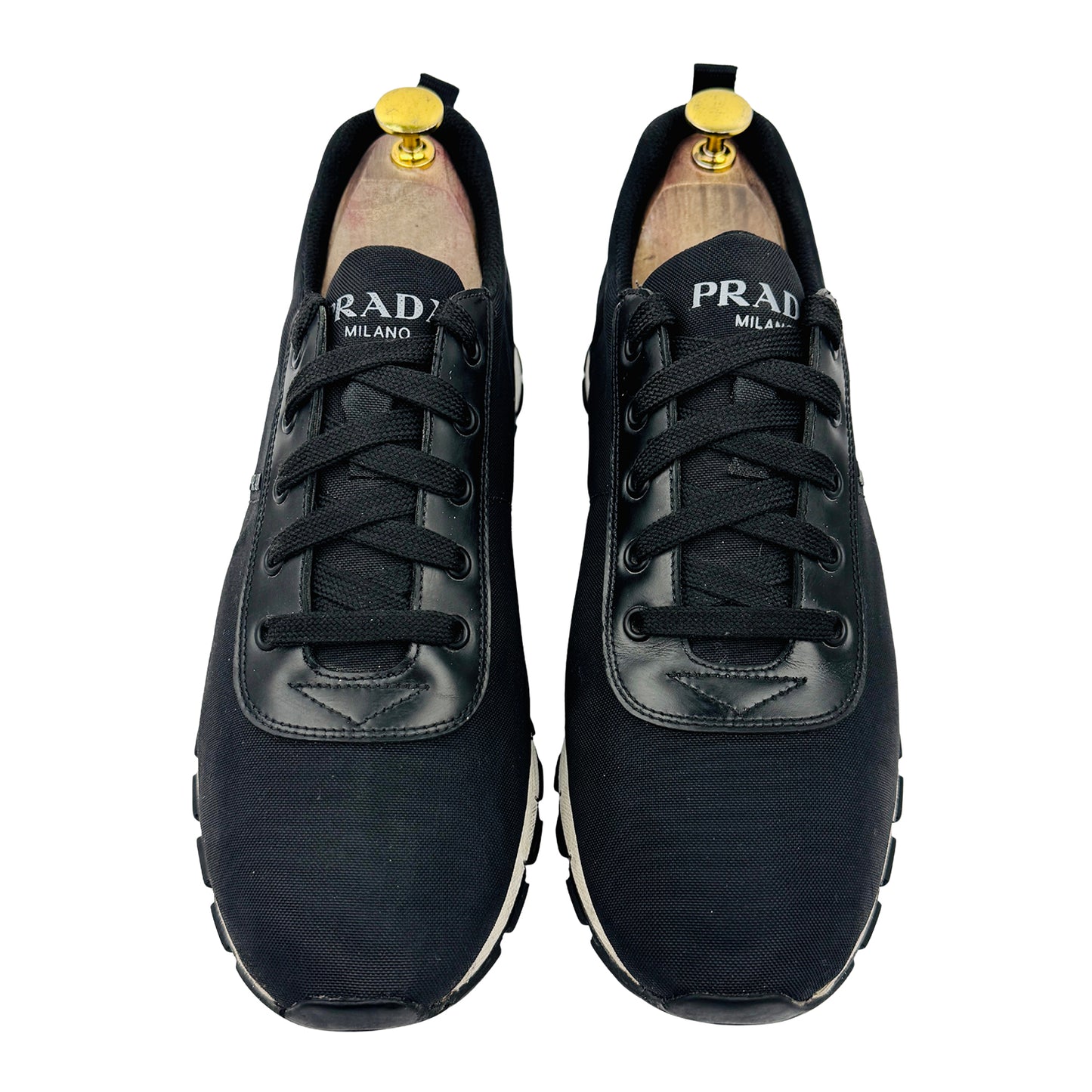 Prada Men's Nylon Match Race Sneakers (Size 43.5/44) - 4E 3221