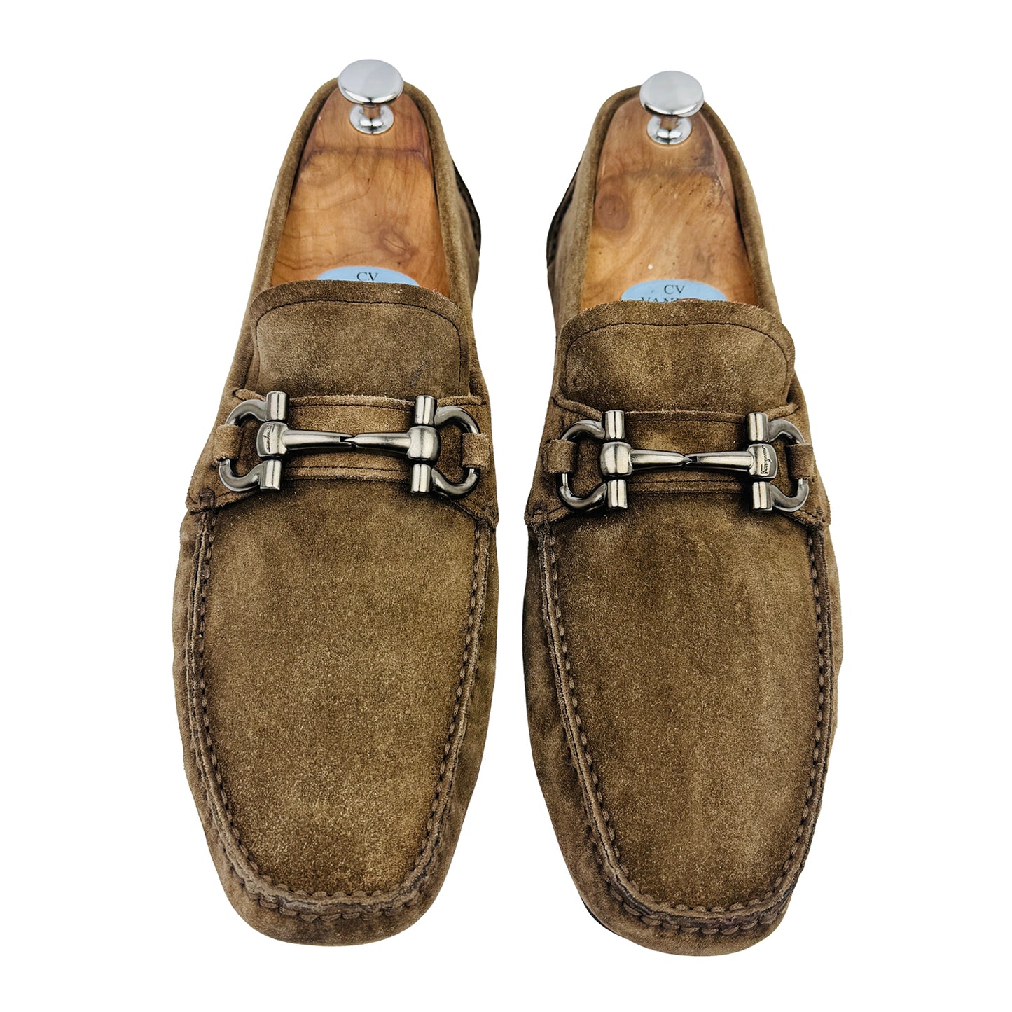 Salvatore Ferragamo Parigi Eco Suede Driving Loafers (Size 43.5/44)