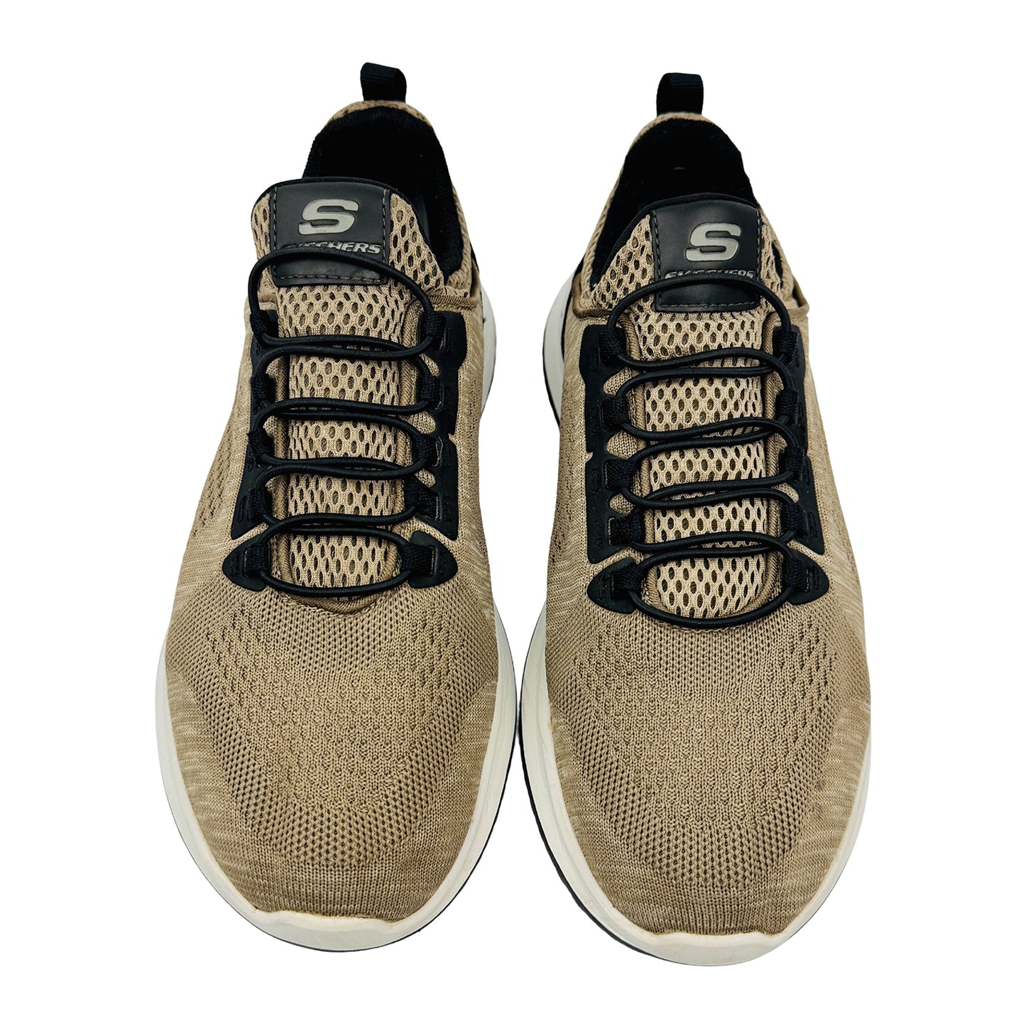 Skechers Delson Brewton Shoes (Size 42.5) - 65509 TAN