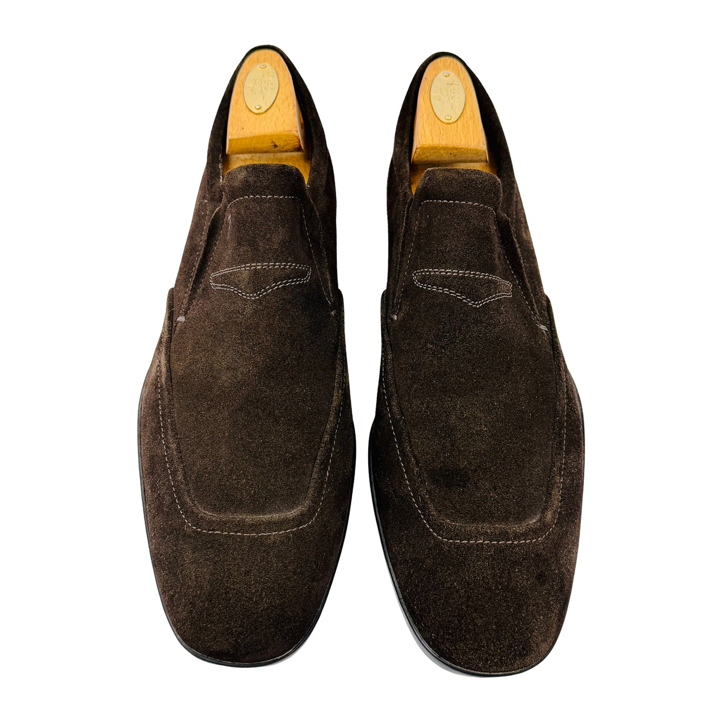 Tod's Dark Brown Suede Jazz Penny Loafers (Size 42.5)