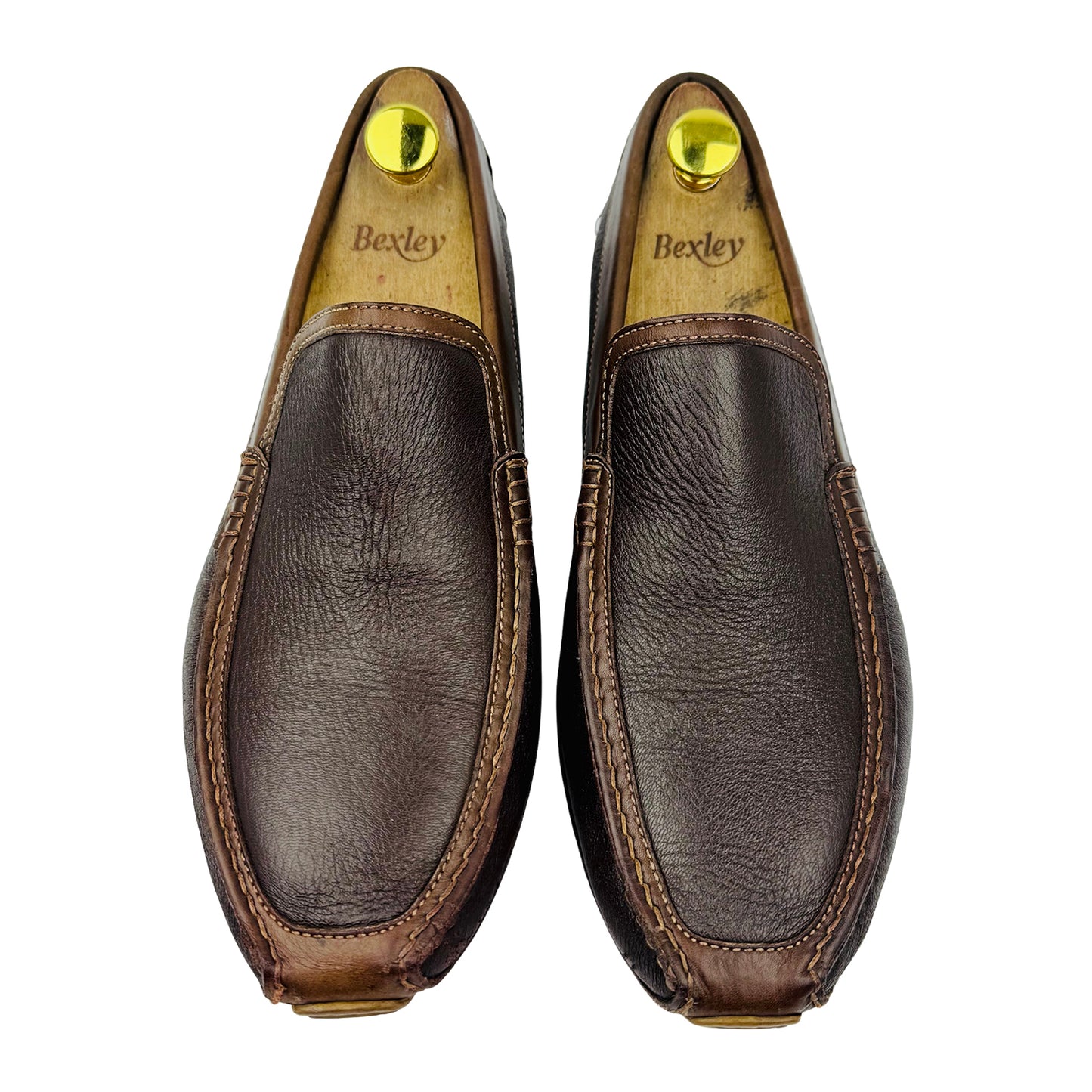 Moreschi Men's Dark Brown Leather Loafer (Size 42.5)