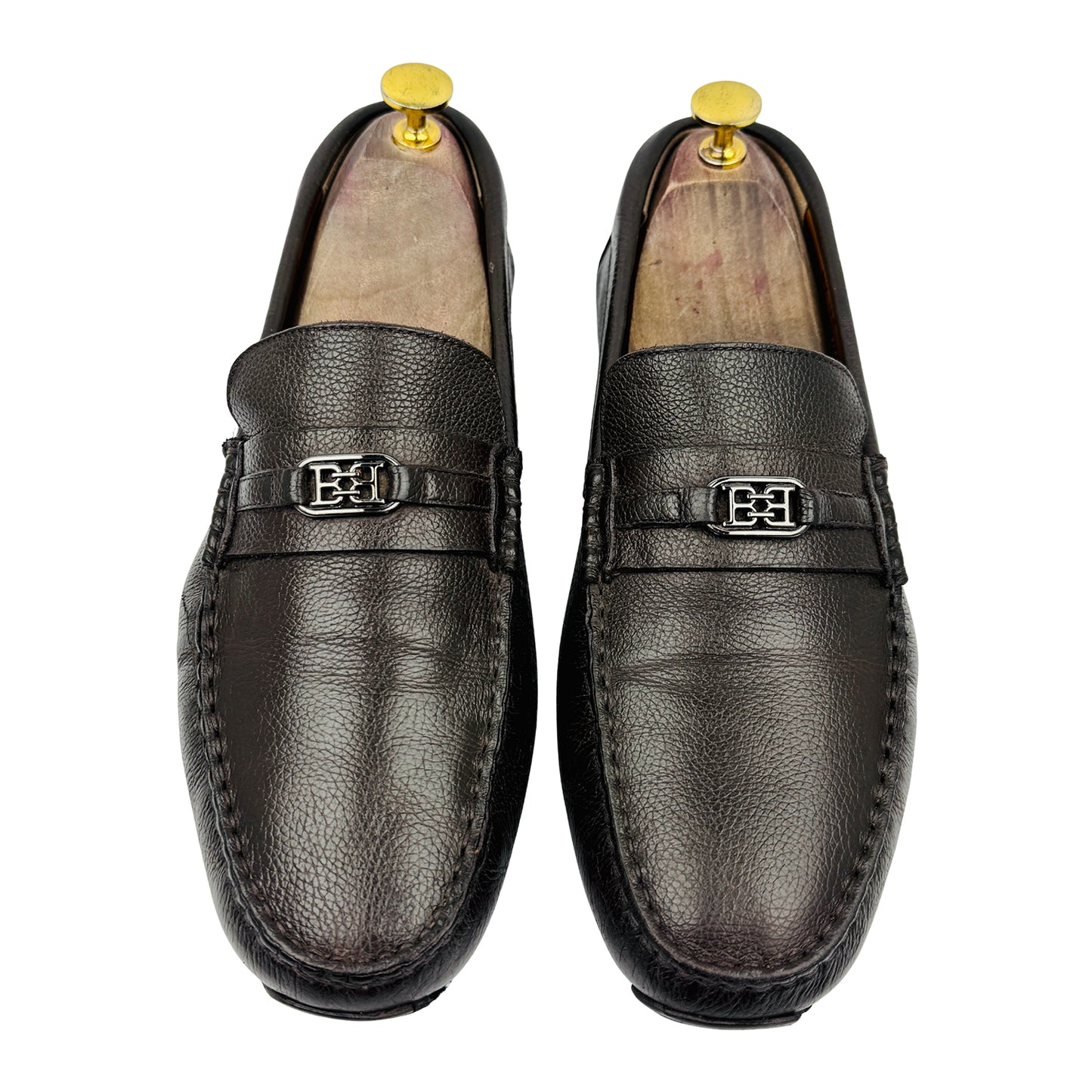 Bally Men's Brown Pilgrim Driver Loafers (Size 42.5)