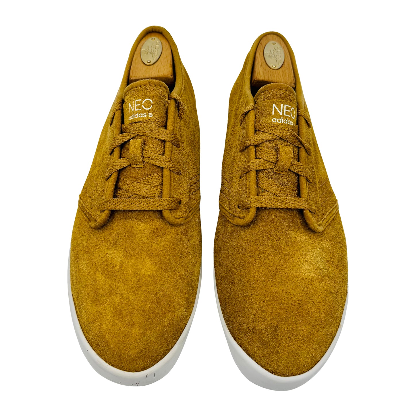 Adidas Men's Neo Daily Khaki Sneakers (Size 42)
