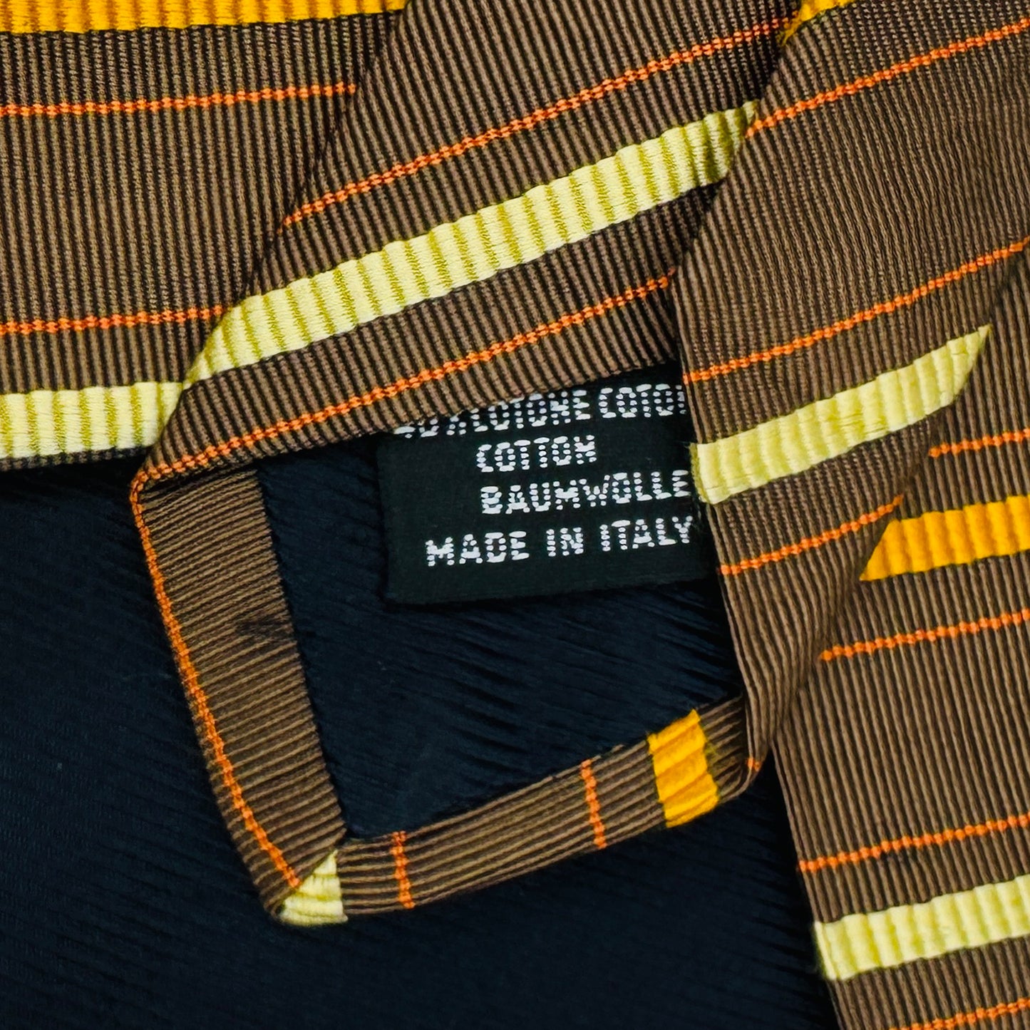 Yves Saint Laurent Brown 'Diagonal Stripes' Tie (Size Regular)