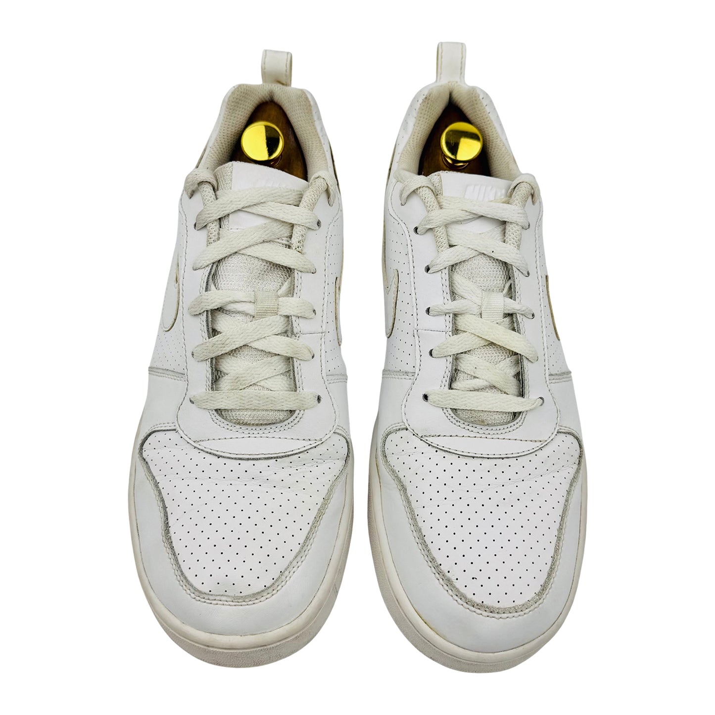 Nike Court Borough Low 'Triple White' Sneakers (Size 44) - 838937-111
