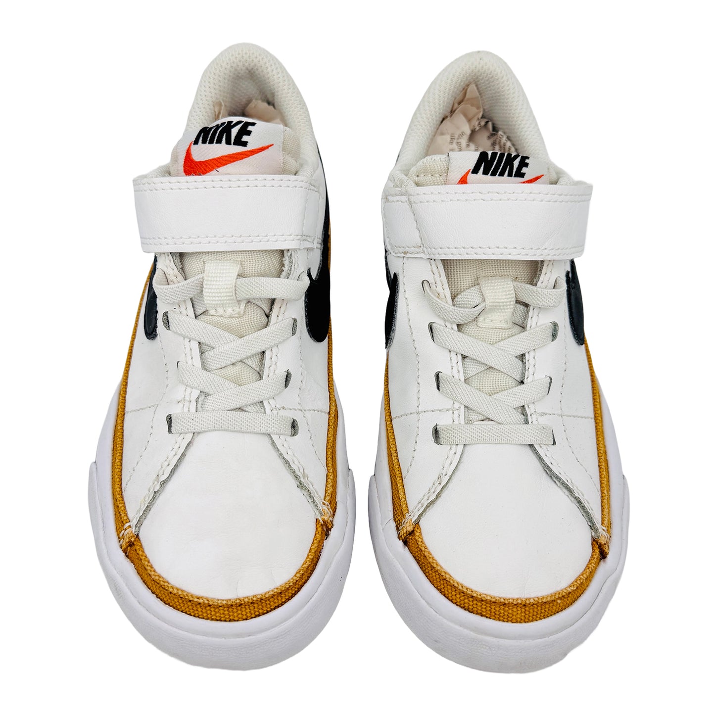Front image of Nike Kid's Court Legacy Shoes (Size 29.5) - DA5381-102