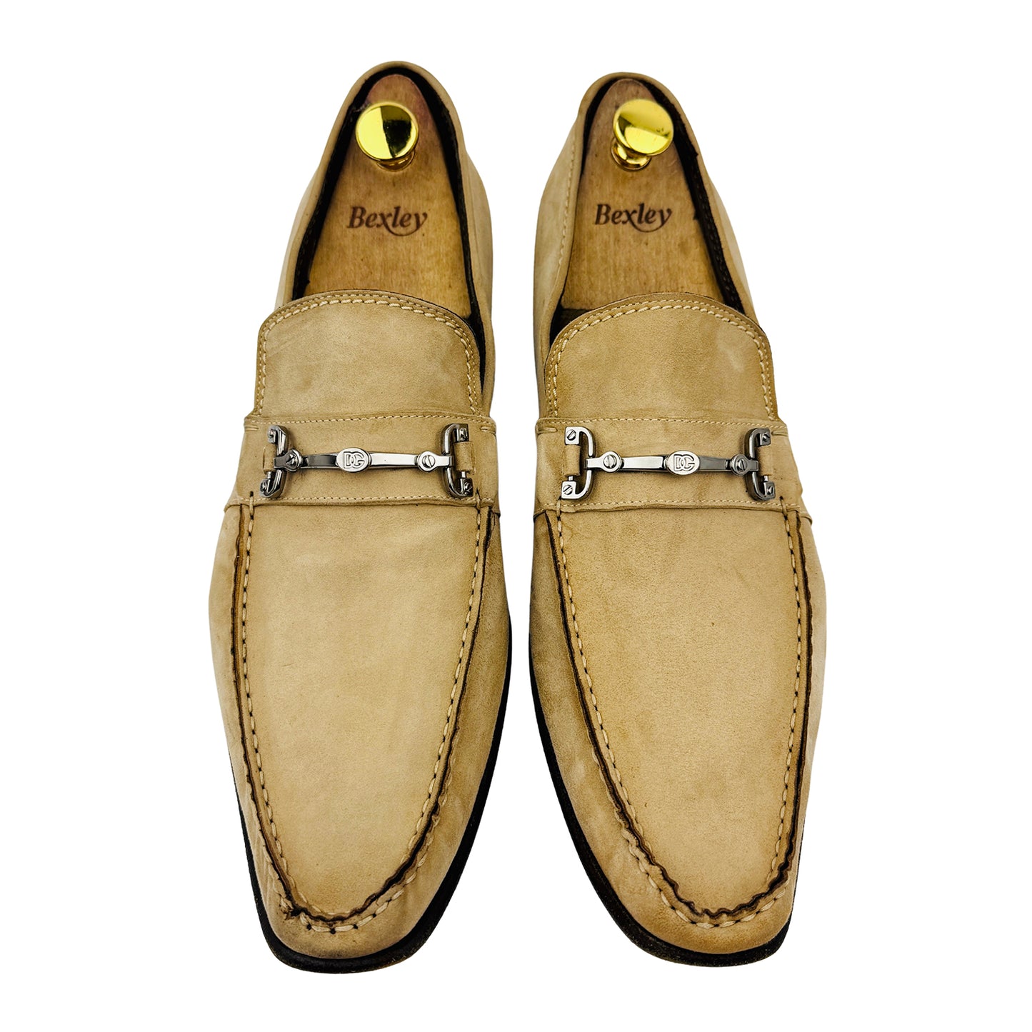 Dolce & Gabbana Men's Calfskin Suede Loafers (Size 44/44.5)