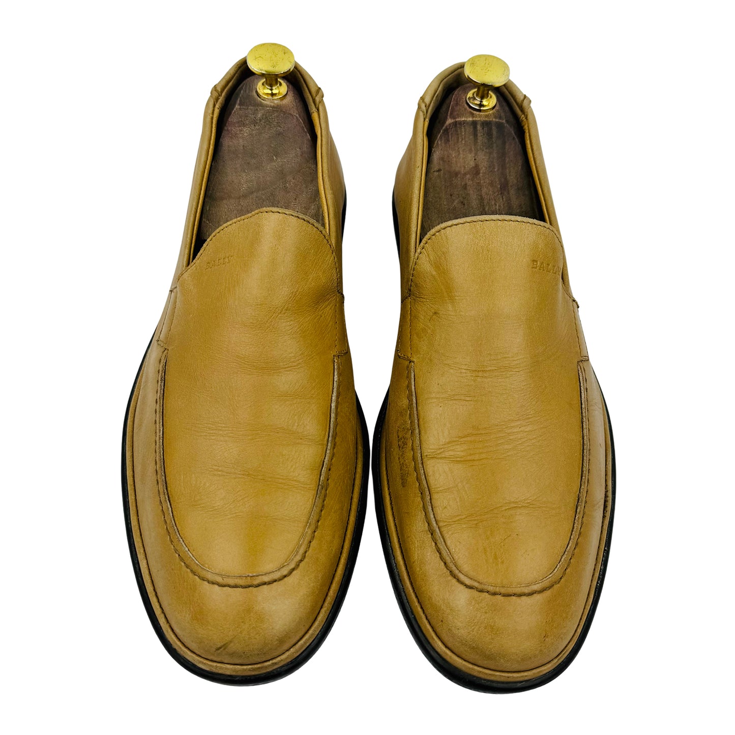 Bally Men's Rapsody Tan Leather Loafer (Size 42)