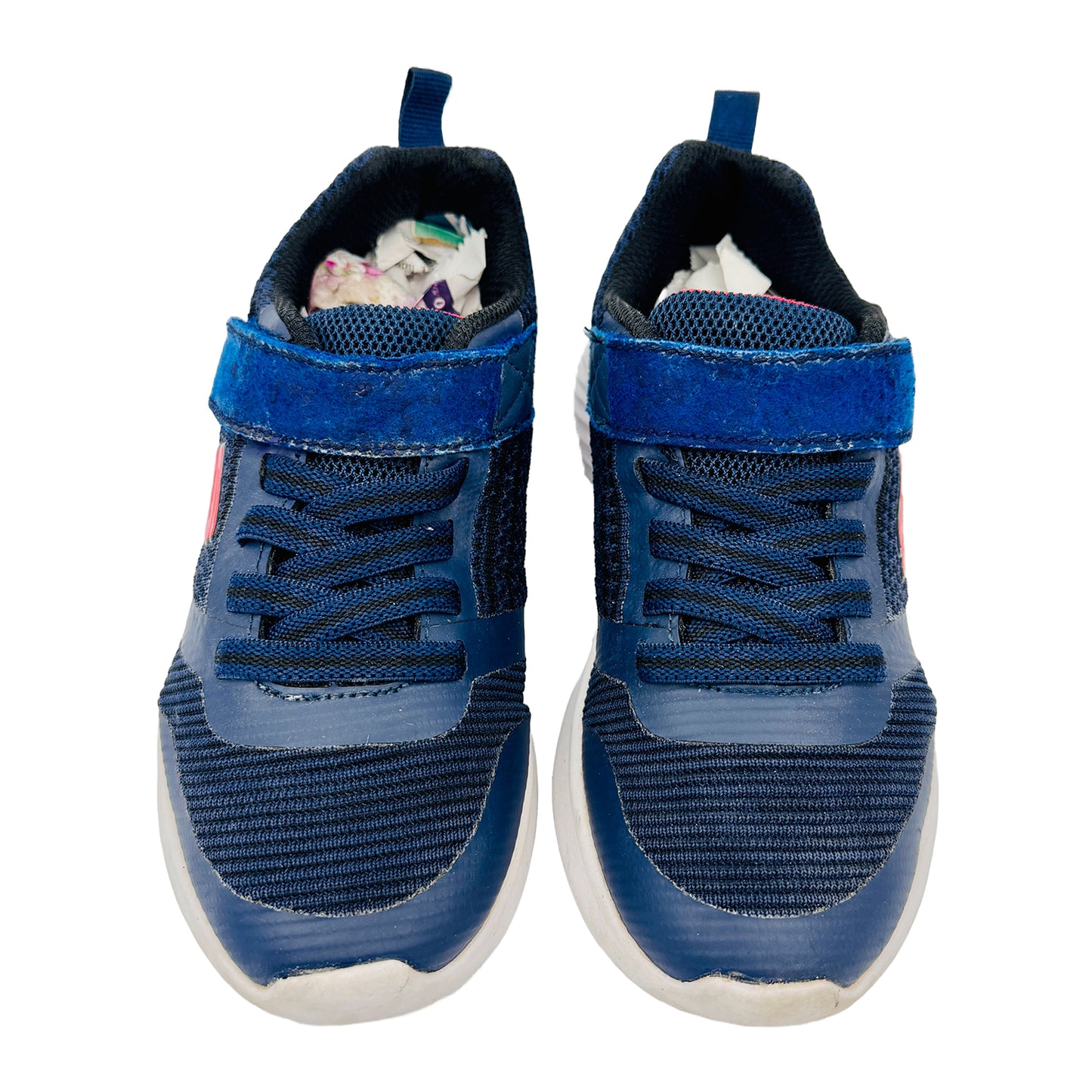 Front image of Skechers Kid's Bounder Zallow Shoes (Size 31) 98302L NVBK