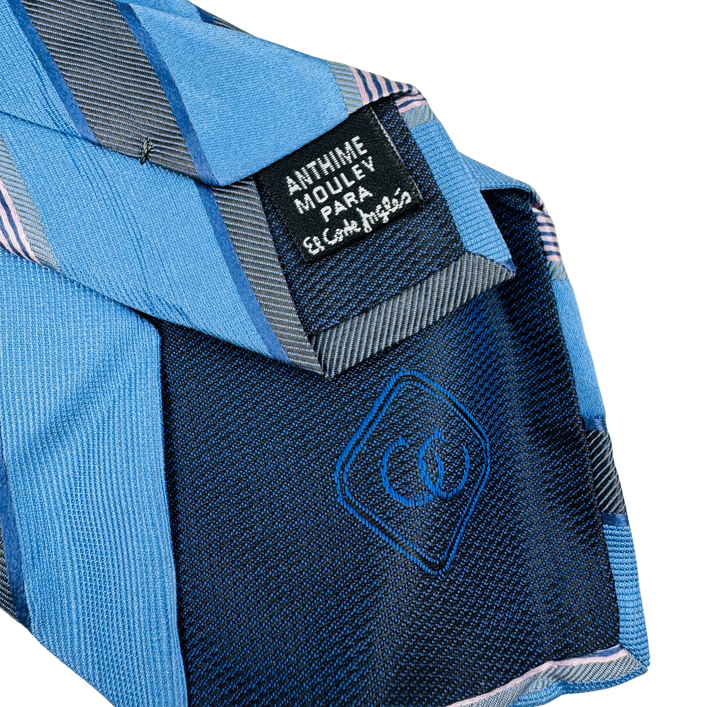 Canova's Club Sky Blue 'Diagonal Stripes' Tie (Size Regular)