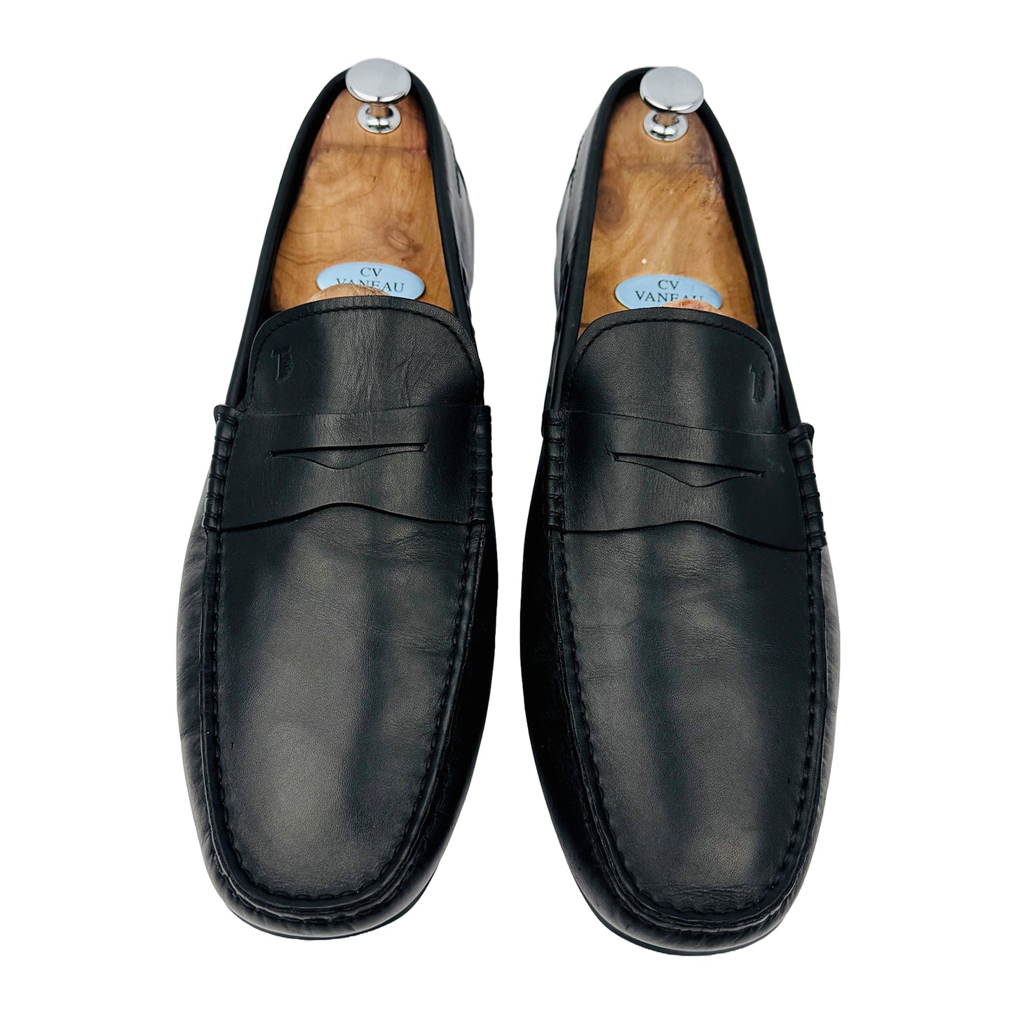 Tods Men's Gommino Black Leather Loafers (Size 44.5/45)