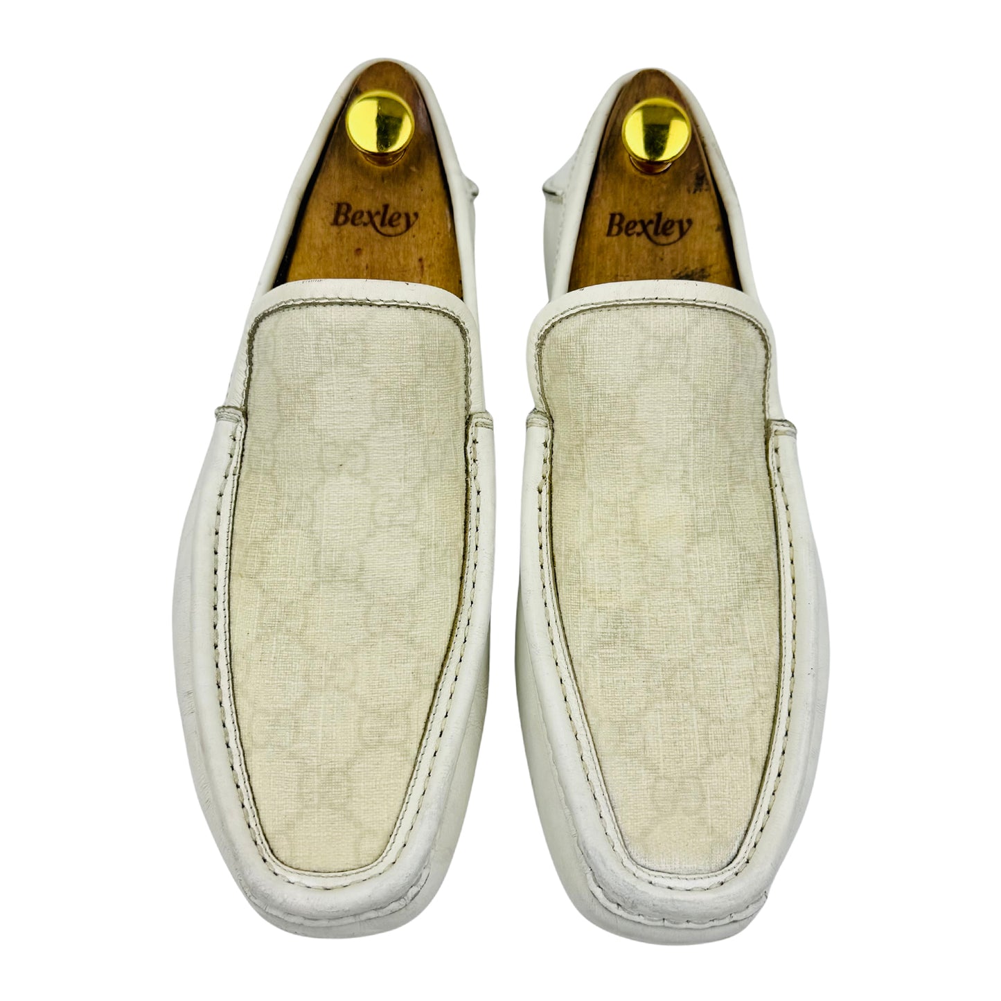 Gucci GG Canvas Driver 'Off White' Loafer (Size 42.5/43)