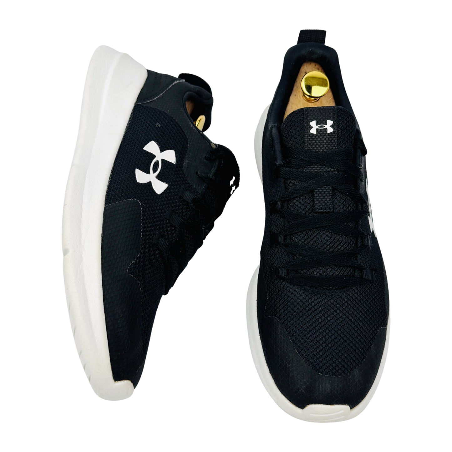 One Front One Cross image of Under Armor Men's Essential Sneakers (Size 43) - 3022954-001