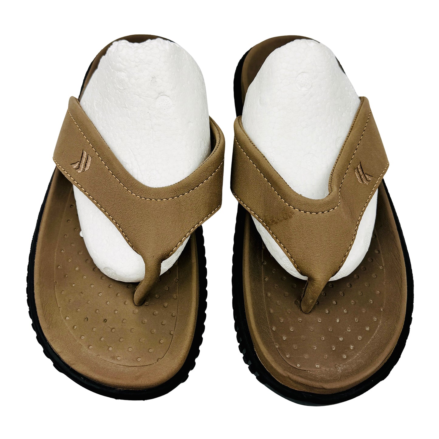 Kito Men's Brown ToePost Flip Flops (Size 42)