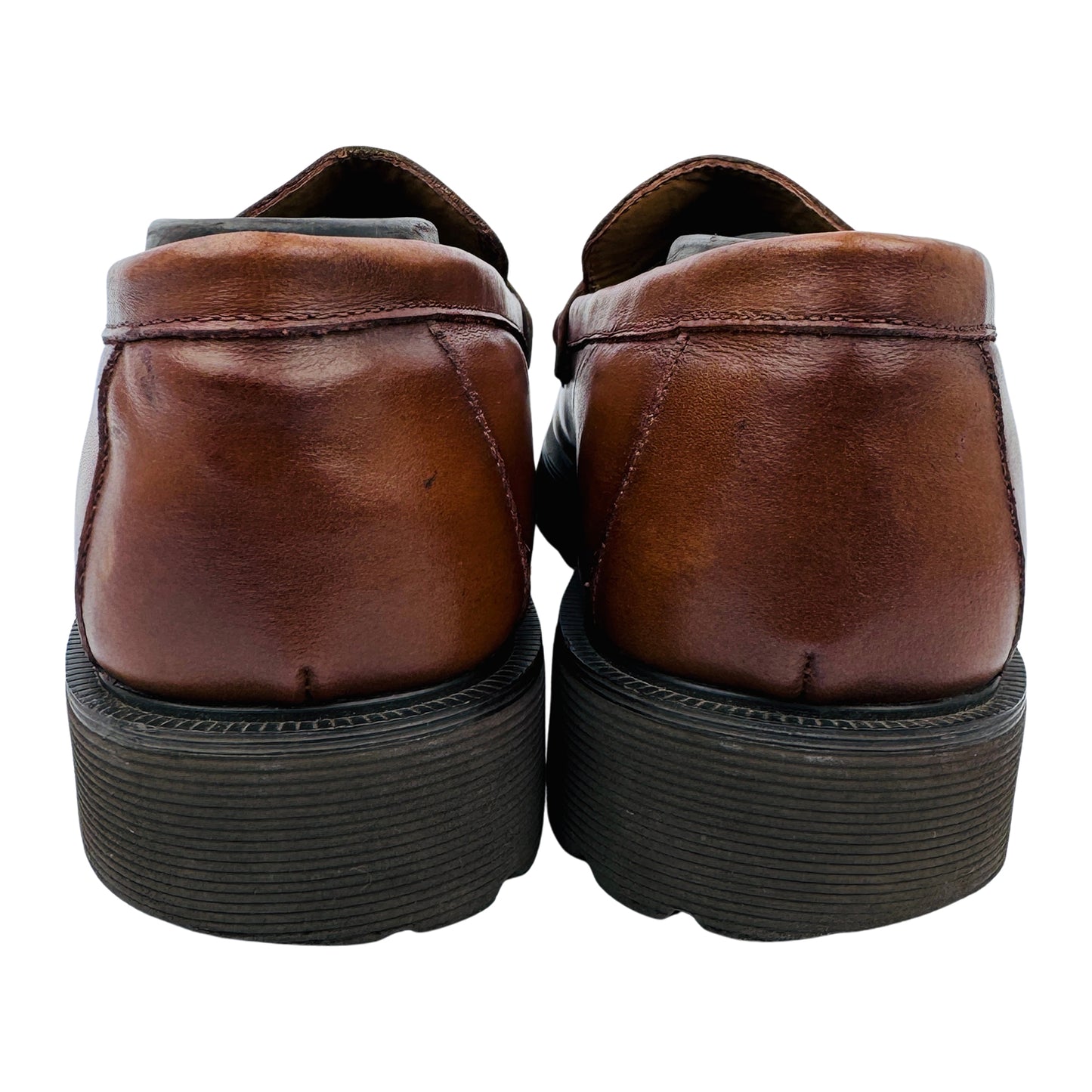 Elcanto Men's Two‑Band Penny Loafers (Size 41.5/42) - LCMD83J039