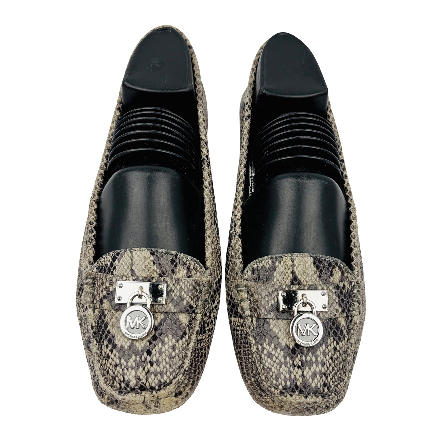 Michael Kors Hamilton Snake Embossed Loafers (Size 38/38.5)