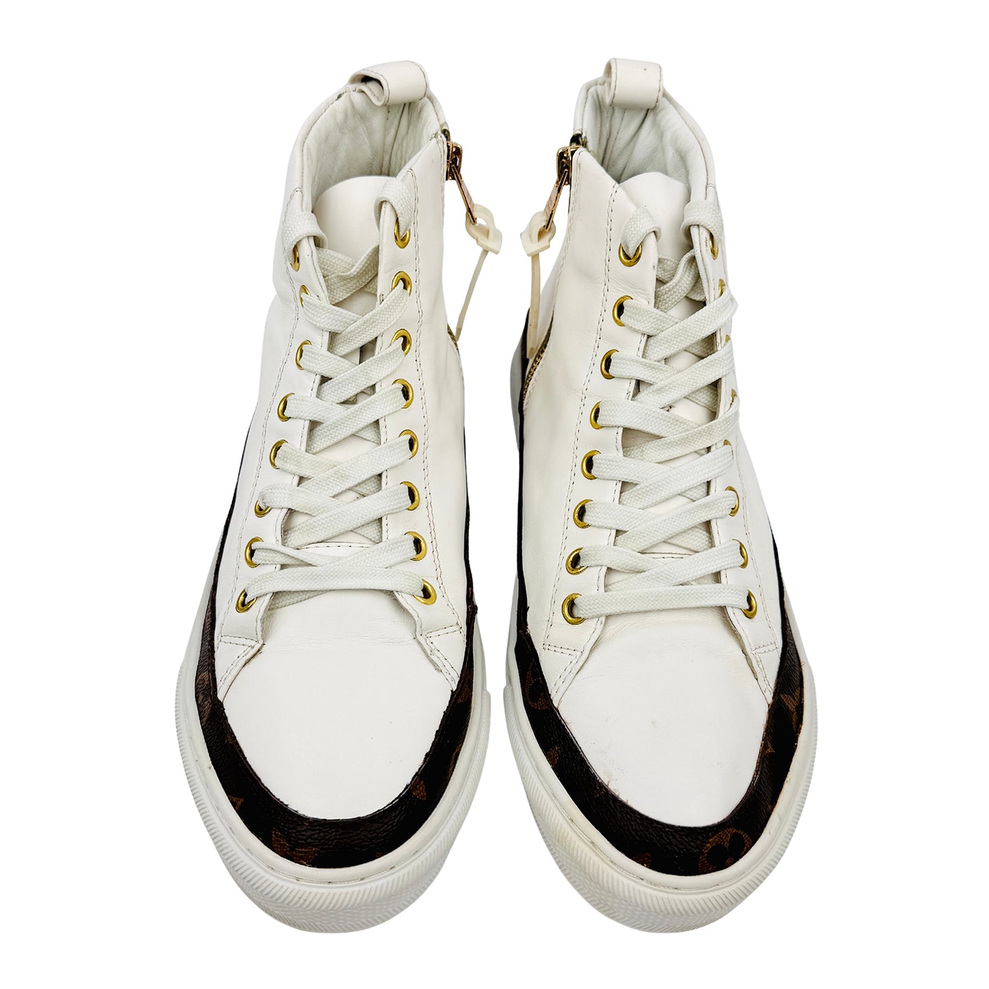Louis Vuitton Men's Stellar White Sneakers (Size 40/40.5)