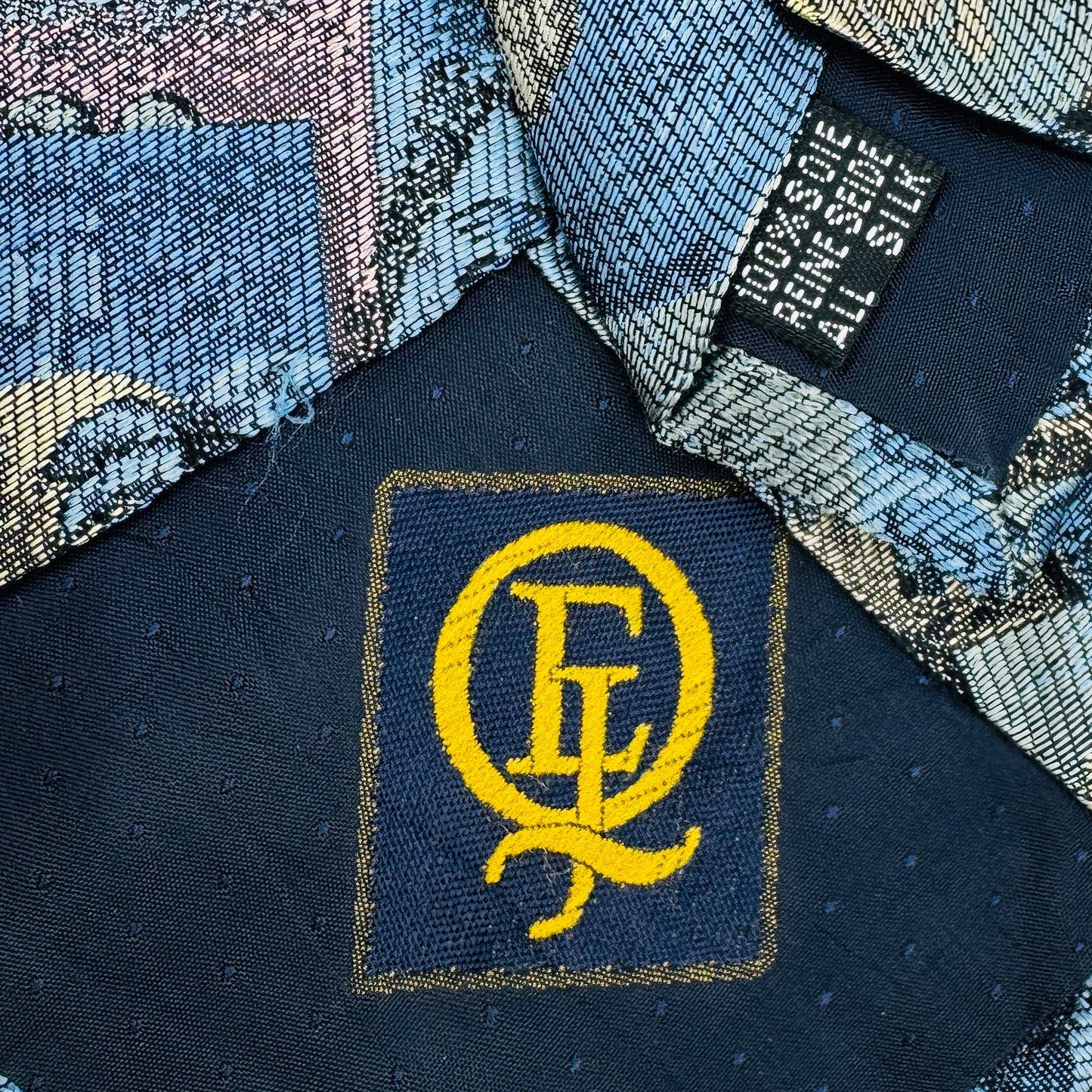 Ervé Jacques Blue 'Novelty Print' Tie (Size Regular)